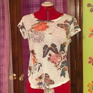 Lucky Brand Butterfly Shirt